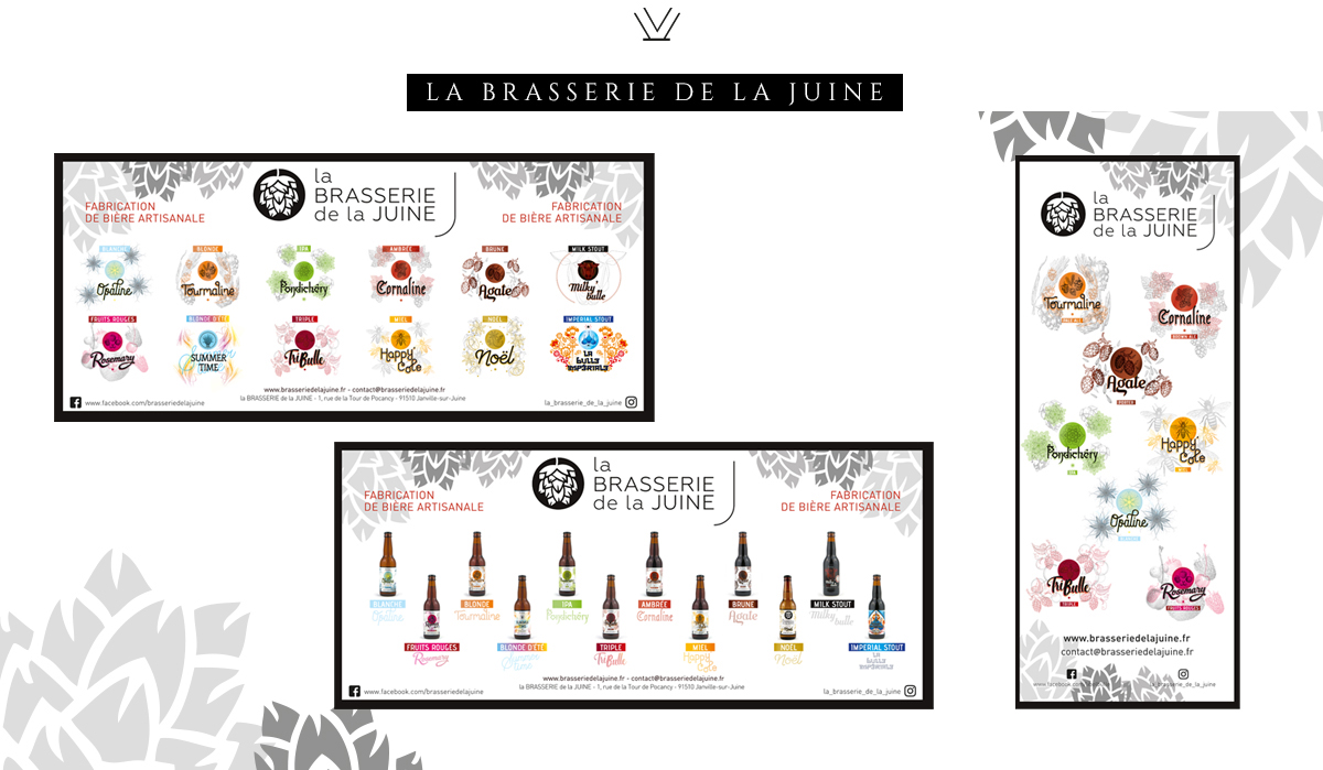 La Brasserie de la Juine Banderoles Kakemono