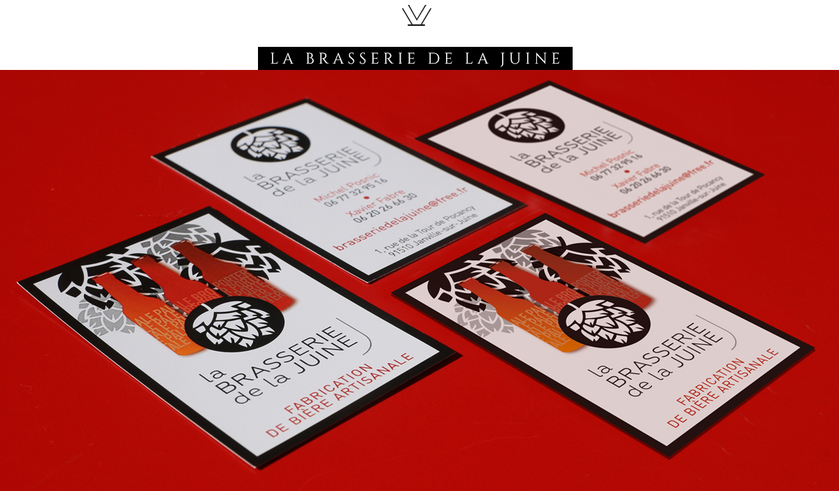La Brasserie de la Juine Carte de visite